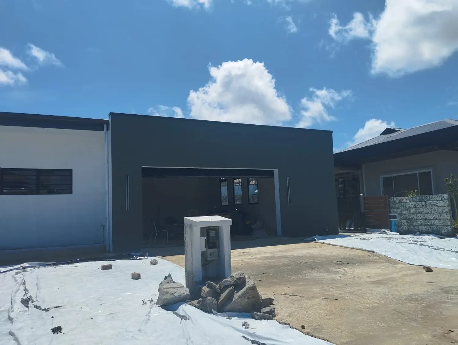 Commercial building nearing completion