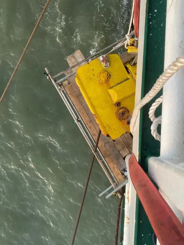 River works platform on the Gas to Energy project