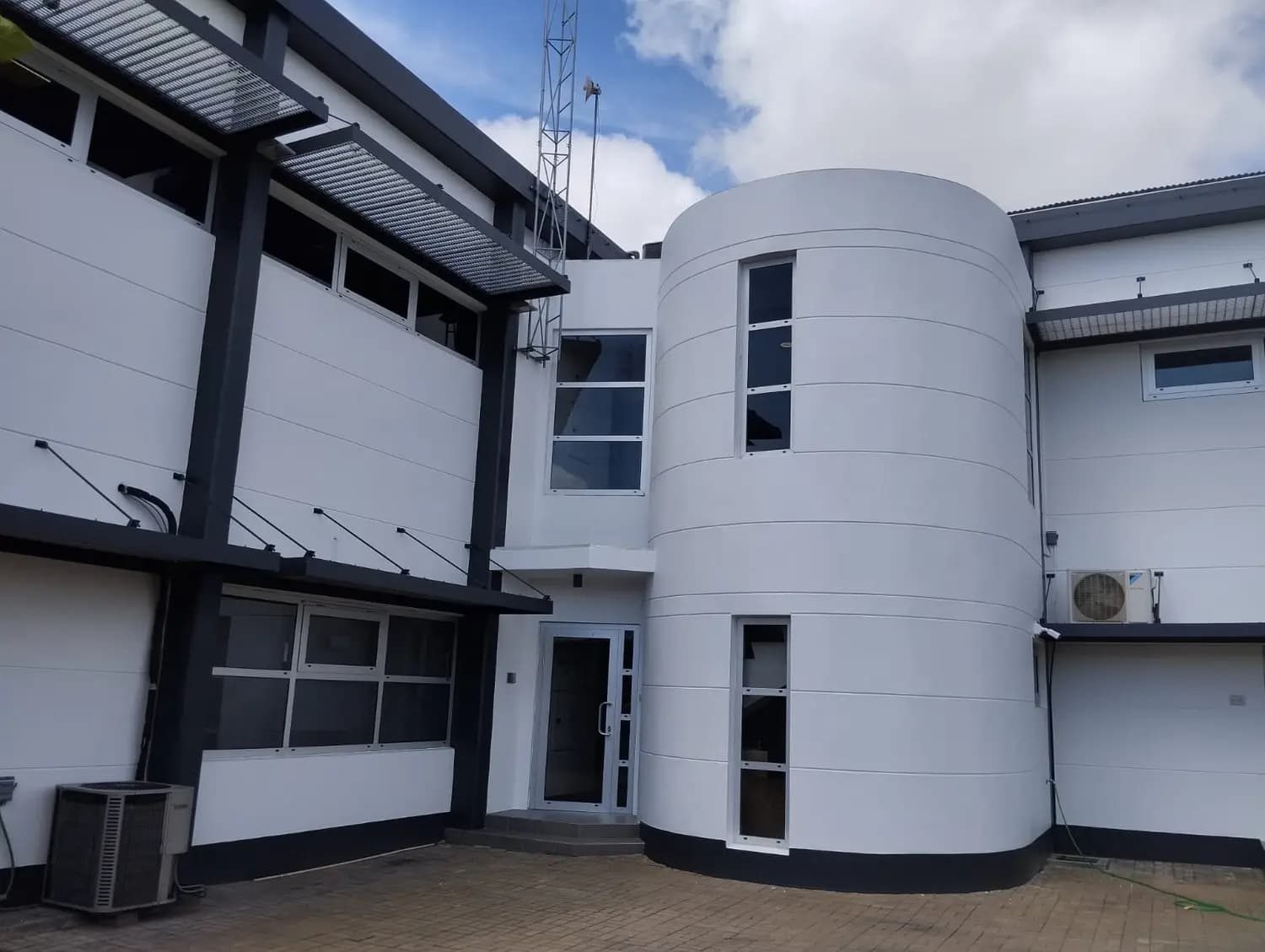 Completed office building